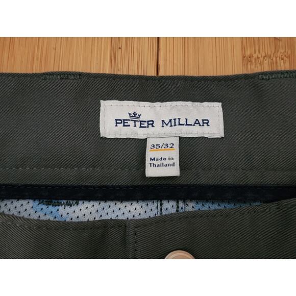 Peter Millar Crown Sport 5 Pocket eb66 Performance Golf Pants Iron Gray 35x32 - Picture 2 of 8